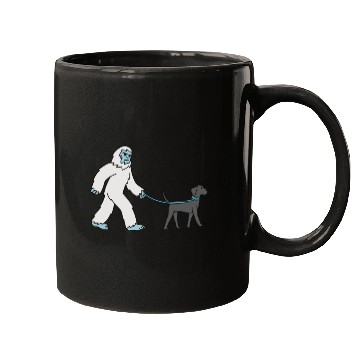 Discover Bigfoot Sasquatch Walking Great Dane Mugs