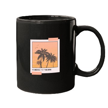 Discover Searching for Paradise - Polaroid Picture Mugs