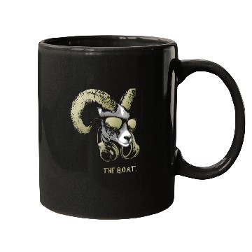 Discover The Goat Bling Cool and Funny Music Animal with Mugs