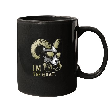 Discover I'm The Goat Bling Cool and Funny Music Animal Mugs