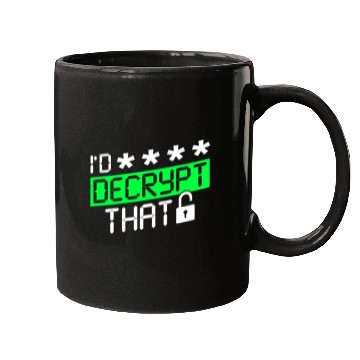 Discover Cyber Security Hacker Decryption Mugs