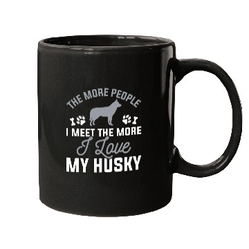 Discover I Love My Husky Mugs