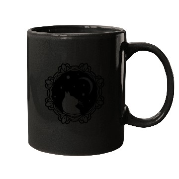 Discover Cat Moon Mugs