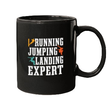Discover Running Jumping Landing Expert Free Runner Mugs