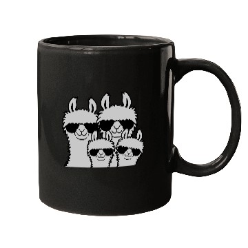 Discover Llama family parents child Mugs