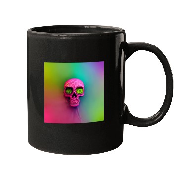 Discover budsack neon neon mexican holiday skull day Mugs