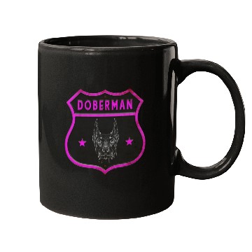 Discover Doberman dog design Mugs