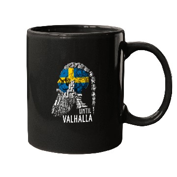 Discover Sweden, Swedish Flag, Till Valhalla, Viking Mugs