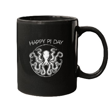 Discover Happy Pi Day Mugs Funny Math Geek Octopus