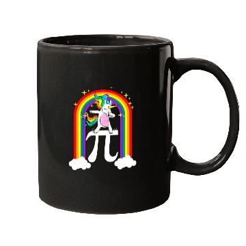 Discover Pi Day Mugs Funny Dabbing Unicorn And Math Lover