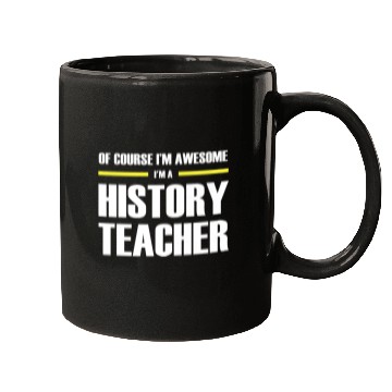 Discover Awesome History Teacher Premium Mugs