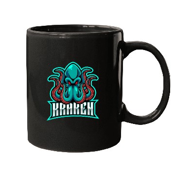 Discover Seattle Kraken Octopus Mugs