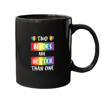 Discover LBGT Flag Gay Pride Human Two Brides better than Mugs