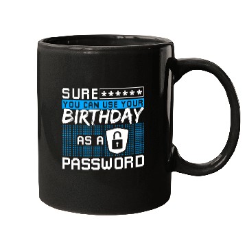 Discover Hacker Cyber Security Easy Password Mugs