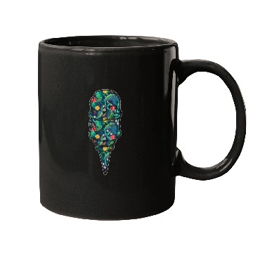 Discover Ice Cream Tropical Floral Flower Mugs