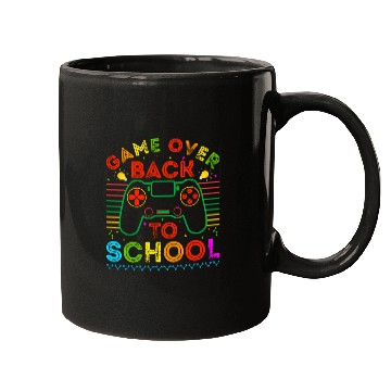 Discover Back to School Funny Game Over Teacher Student Mugs