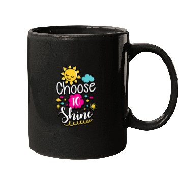Discover Choose To Shine Teacher Growth Mindset Mugs