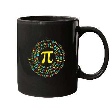 Discover Pi Spiral Pi Day Mugs