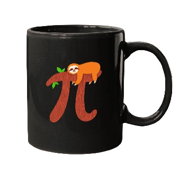 Discover Pi Sloth Math Mathematician Teacher Gift Mugs