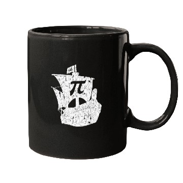 Discover Pi Pirate Ship Math Geek STEM Teacher 3 14 Pi Day Mugs