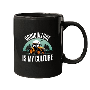 Discover Agriculture Is My Culture Funny Tractor Lover Mugs