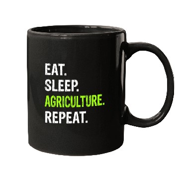 Discover Eat Sleep Agriculture Repeat - Farmer Farming Mugs