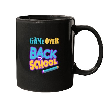 Discover Game Over Back To School Mugs