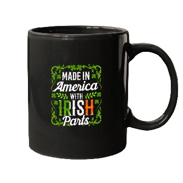 Discover Made In America With Irish Parts Gaelic Ireland Mugs