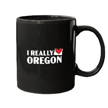 Discover I Really Love Oregon USA America Oregonians Mugs