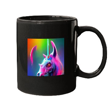 Discover Heavy metal rainbow ultra unicorn Mugs