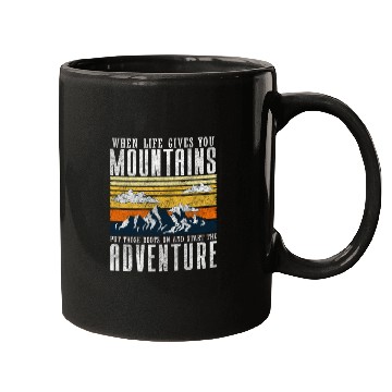 Discover Climber The Alps Mountaineering Climbers Mugs