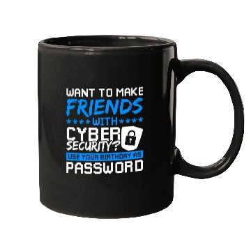 Discover Cyber Security Password hacking Mugs