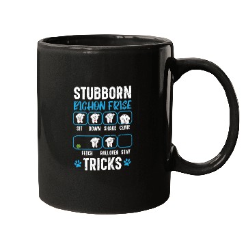 Discover Stubborn Bichon Frise Tricks Bichon Frise Owner Mugs
