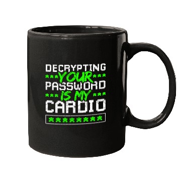 Discover Cyber Security Password Decryption Mugs
