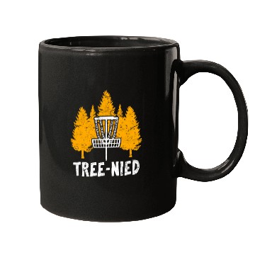 Discover Tree-Nied Disc Golf Players Funny Frisbee Golf Dis Mugs