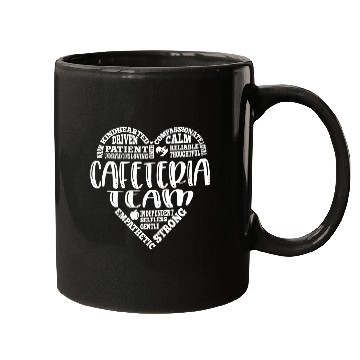 Discover Cafeteria team, lunch lady worker Mugs