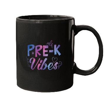 Discover Pre-k Vibes Back To School Tie Dye Teacher Student Mugs