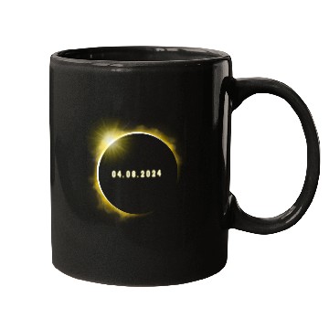 Discover Total Solar Eclipse 4.08.24 Totality Solar Eclipse Mugs
