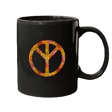 Discover Peace Love, Groovy Mugs