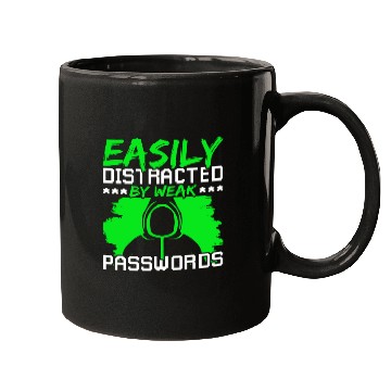 Discover Cyber Security Ethical Hacker Password Mugs