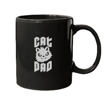 Discover Bad Cat Dad Dangerous Mugs
