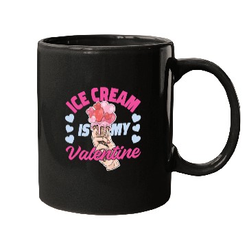 Discover Ice Cream Valentines Day Cone Mugs