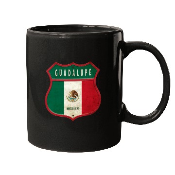 Discover Guadalupe Mexico crest design Mugs