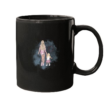 Discover mother and daughter with love Mugs