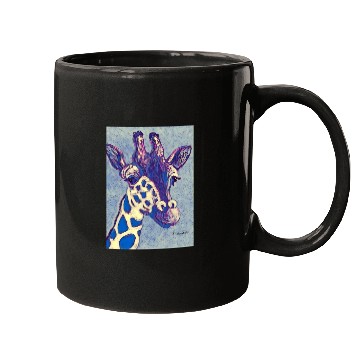Discover Blue Giraffe Mugs