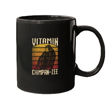 Discover Vitamin Chimpanzee Monkey Animal Zookeeper Mugs