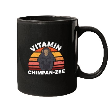 Discover Vitamin Chimpanzee Monkey Animal Zookeeper Mugs