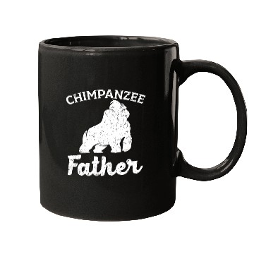 Discover Chimpanzee Father Monkey Wildlife Animal Zookeeper Mugs