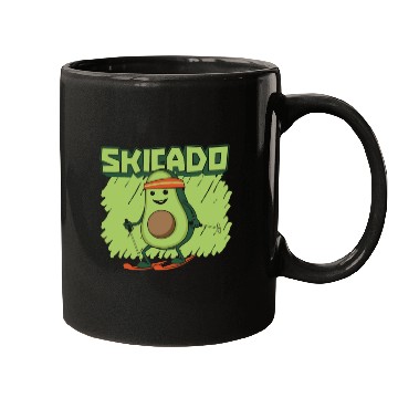 Discover Skiing Skier Ski Mugs
