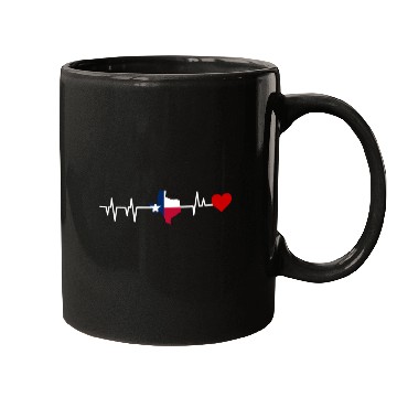 Discover Texas Heartbeat Gift Mugs